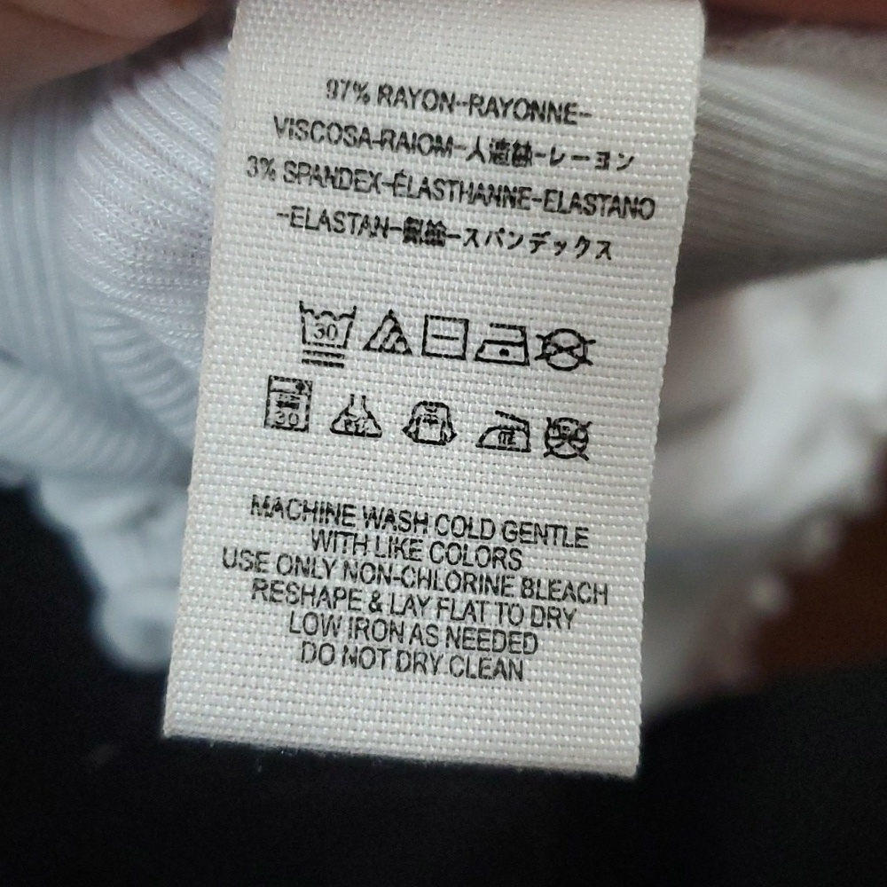We the Free white ruffle long sleeve - Picture 6 of 7